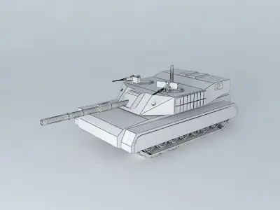 kara dau prototype tank Free 3D model