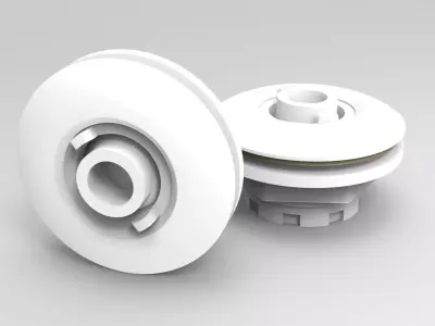 Pool plastic part - plastic inyection 3D model