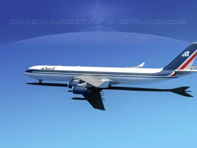 Airbus A340-600 Air Transat 3D model