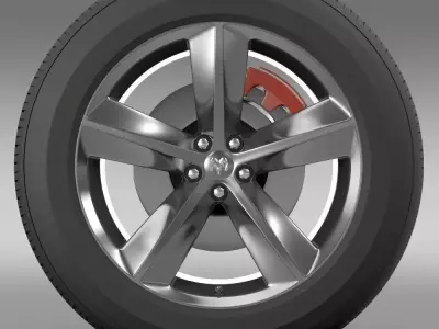  Dodge Challenger SRT8 wheel 3D model