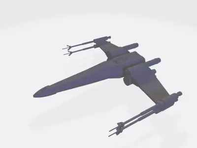 Star Wars - X Fighter 3D model