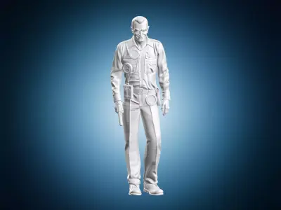 Terminator T-1000 Police Officer 3D print model