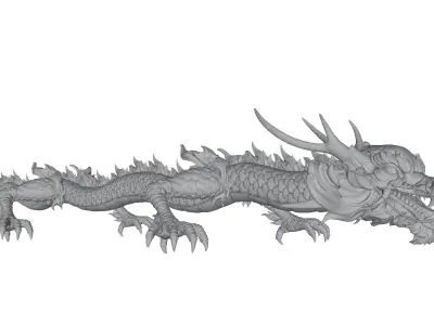 Sculpture-001 dragon 3D model