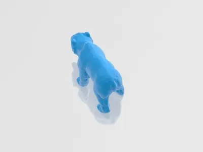 Grizzly - Walking 3d Grizzly Bear Model Free 3D print model