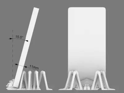Spider phone holder 3D print model