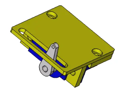Suporte servo 9g para aeromodelismo Free 3D print model