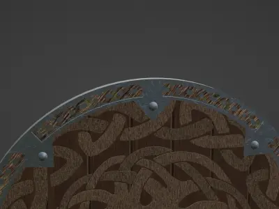Viking Shield - Alfheim 3D model