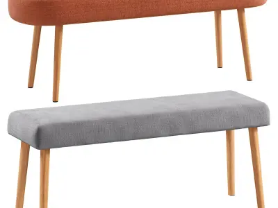 La Redoute Interieurs Semeon Ottomans Set 100 part 2 3D model