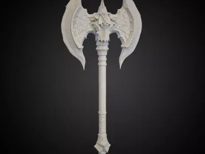 Stylized Axe 24 3D model
