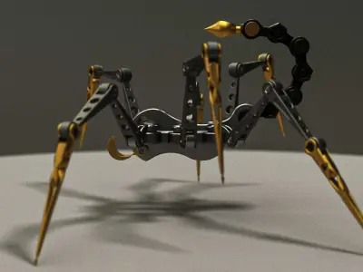 Arachnoid Mecha 3D model