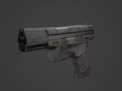 P99 Pistol Free low-poly 3D model
