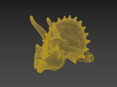 Triceratope Ring 3D model