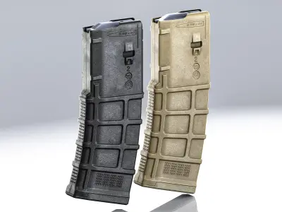 Magpul PMag 30 Magazine Low-poly 3D model