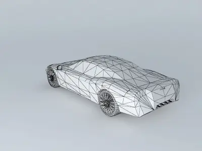 Photon R sports car Free 3D model
