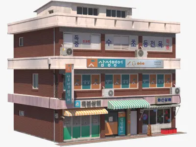 Saetgol -ro Building 3D model purchase