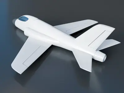 3d printable aircraft concept 3D print model