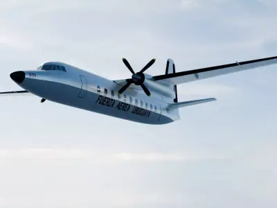 Fairchild Hiller -227D 3D model