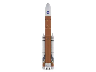 SLS Block 1B Cargo Rocket  3D model