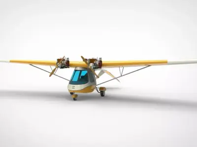 Ultraflight Lazair airplan 3D model