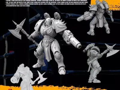 3D Printable Iron Oath Guardian Heavy Infantry Armor 3D model