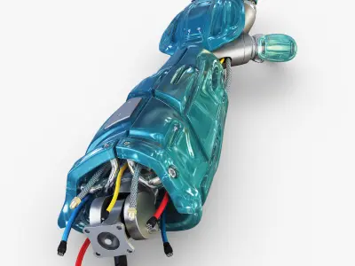 Robot hand v 1 3D model