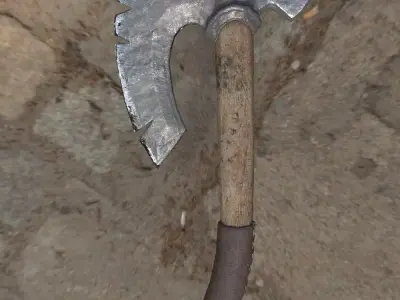 Axe old 3D model