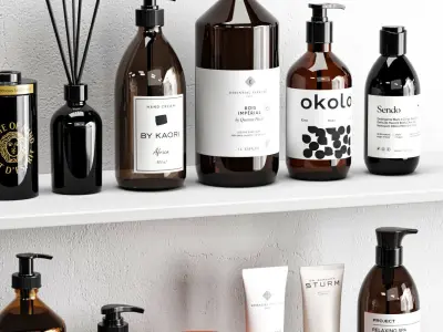 Bathroom Accessories 3D model