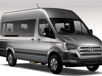 Hyundai H350 Minibus 2017 3D model
