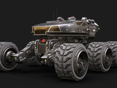 Mars Rover 3D model
