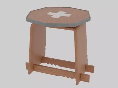 Assorted Furniture Set Low-poly 3D model