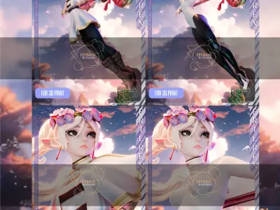 Frieren from Frieren Beyond Journeys end Commercial Package 3D print model