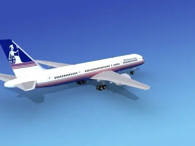 Boeing 757-200 Britannia Airways 2 3D model