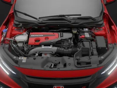 2018 Honda Civic Type R Free 3D model