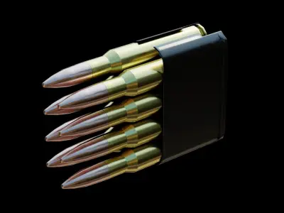 M1 Garand Free low-poly 3D model