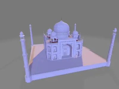 Taj Mahal 3D model