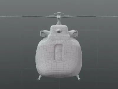 3D wireframe model  3D model
