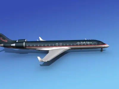Bombardier CRJ700 Air South 3D model