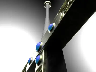 One Piece Mihawk blacksword Yoru 3D model