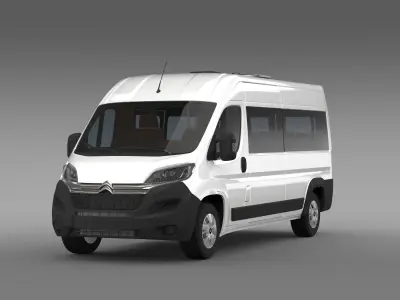 Citroen Jumper Combi L3H2 2017 3D model