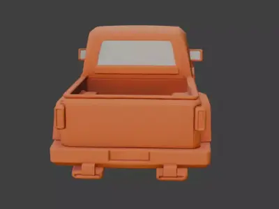 Jeep upper body part 3D model