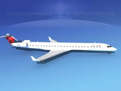 Bombardier CRJ1000 Delta Connection 3D model