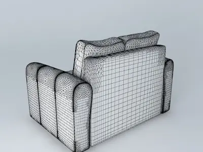 Sofa for two people Free 3D model