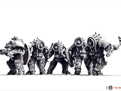 Black Knights - Paladin Squad 3D print model