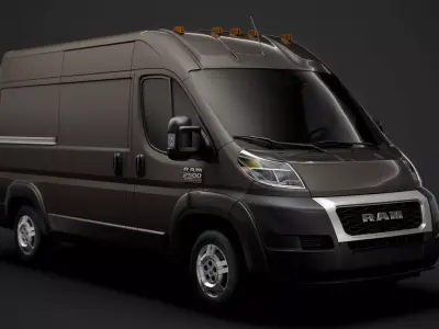 Ram Promaster Cargo 2500 HR 136WB 2020 3D model
