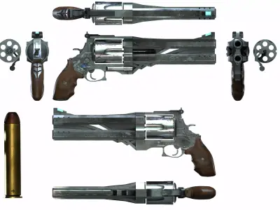 Blue Rose DMC 5 Fanart Low-poly 3D model