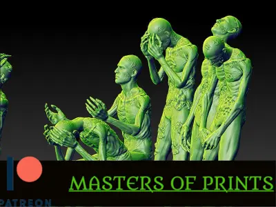 prisoners vol2 3 models 3D print model  3D print model