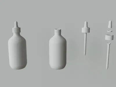 Bottle Dropper and Pump 3D model