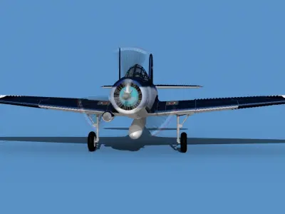Douglas TBD-1 Devestator V15 3D model