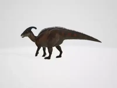 parasaulofo dinosaur 3D model