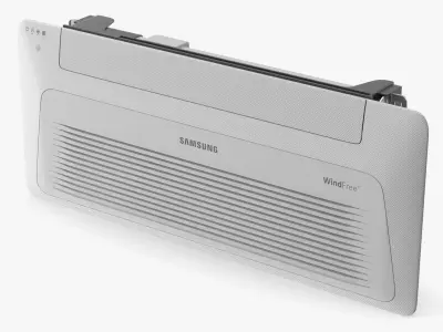 Samsung WindFree Cassette Air Conditioner White 3D model